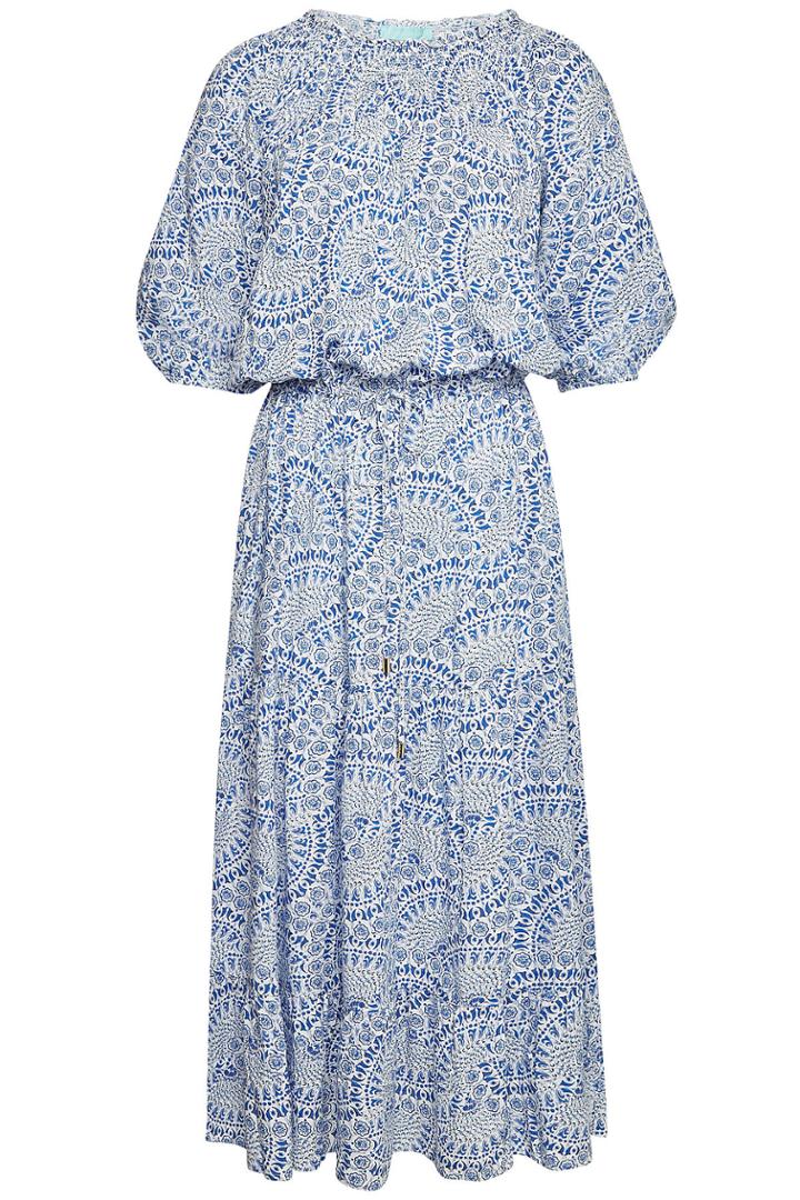Melissa Odabash Melissa Odabash Carmen Printed Off Shoulder Maxi Dress