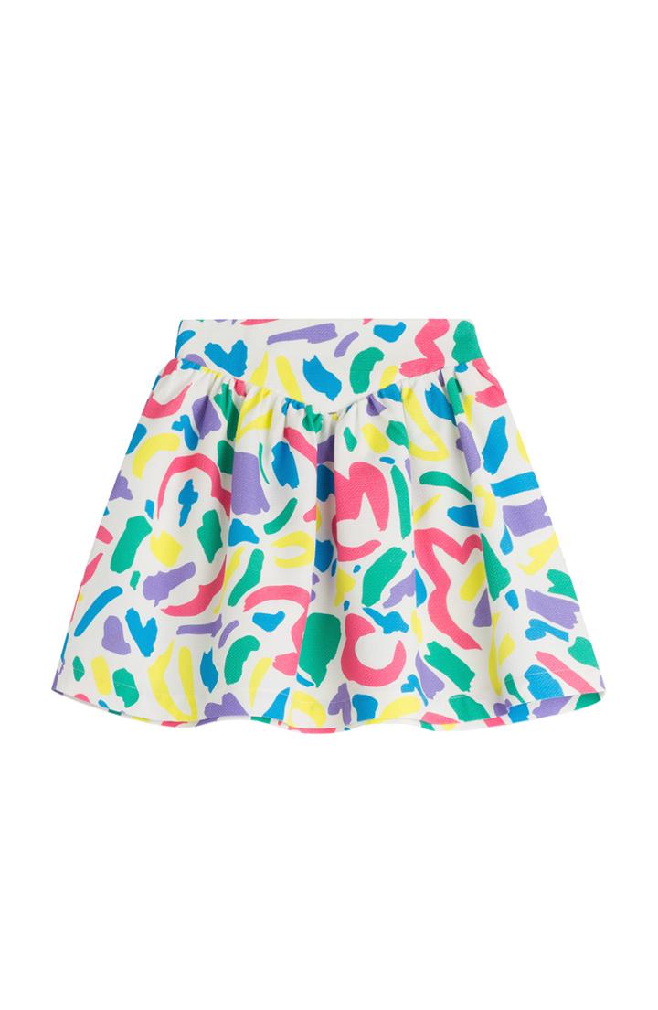 Moschino Printed Cotton Skirt