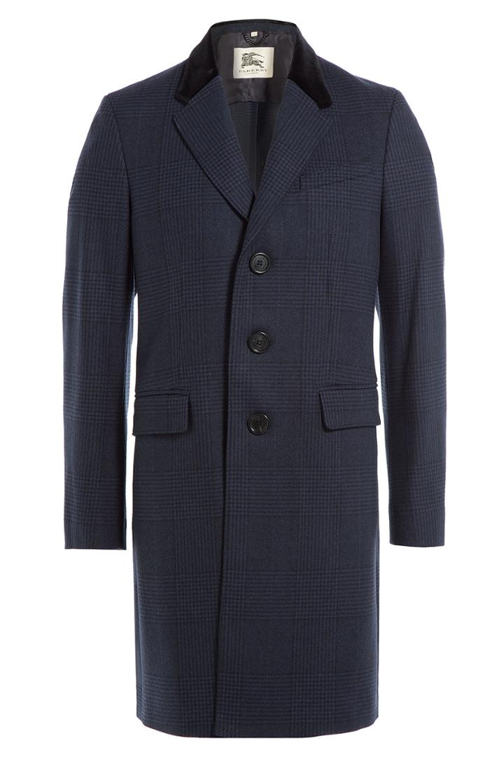 Burberry London Burberry London Virgin Wool Coat - Blue