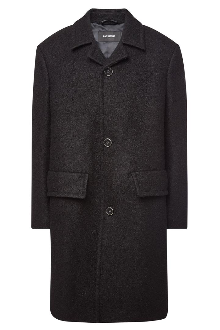Raf Simons Raf Simons Coat With Virgin Wool And Mohair