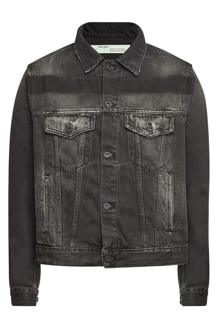 Off-white Off-white Exaggerated Denim Jacket