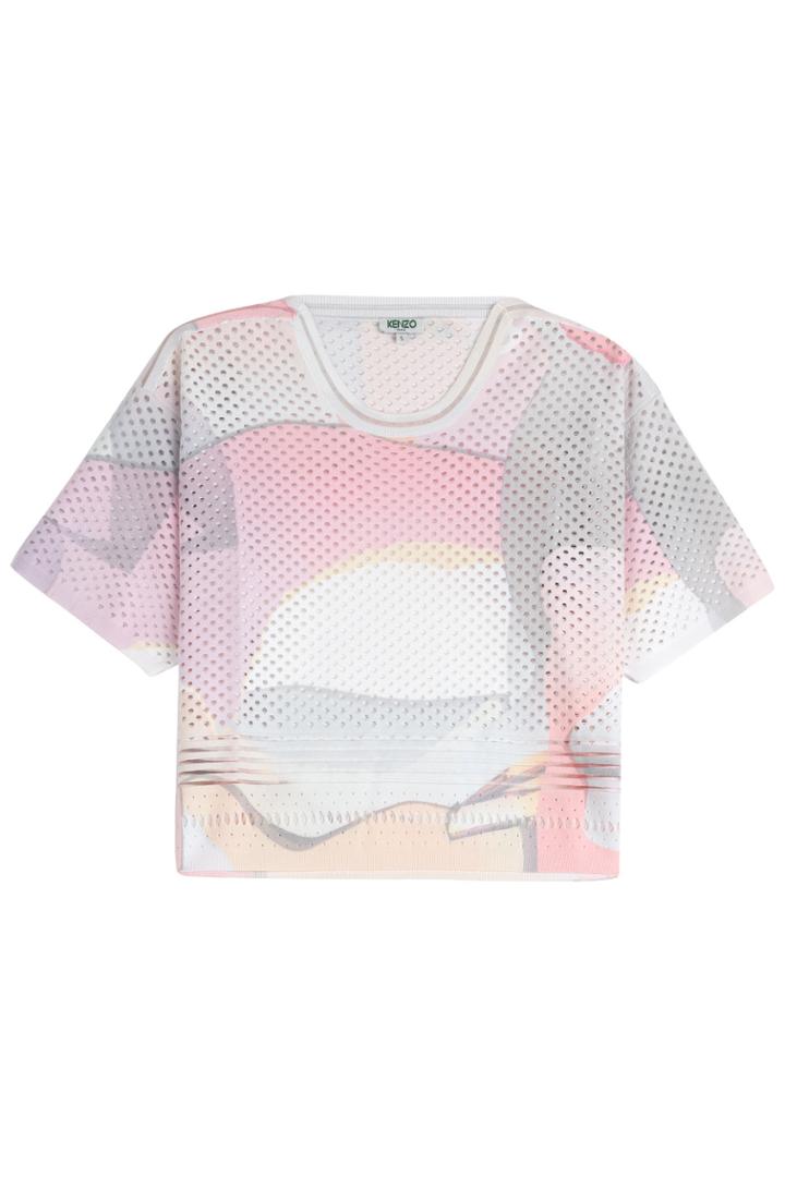 Kenzo Kenzo Paper Perforated Top - Multicolor