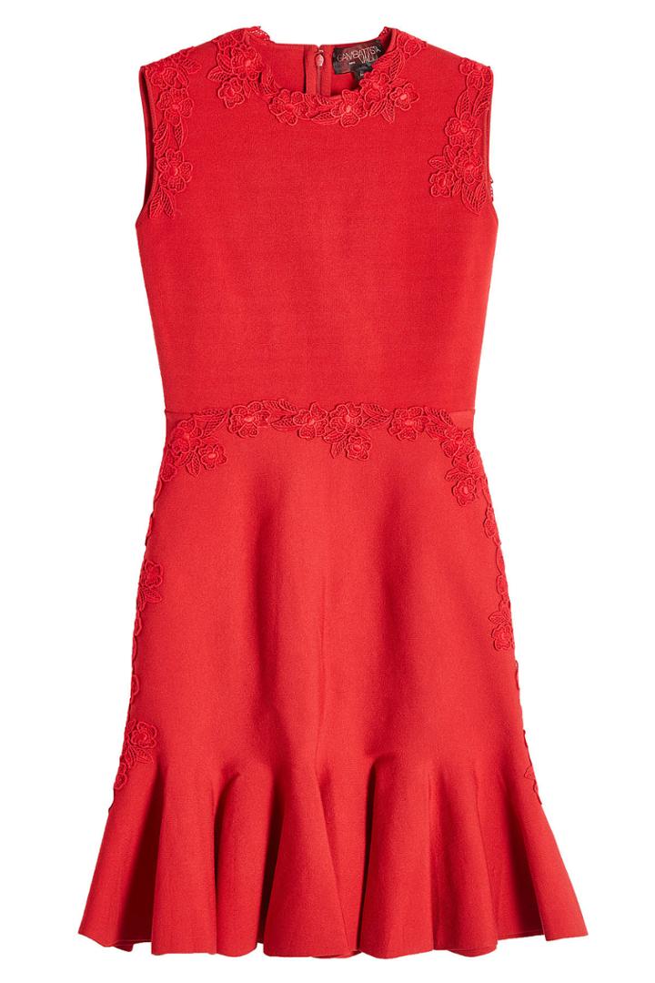 Giambattista Valli Giambattista Valli Dress With Lace And Fluted Hem