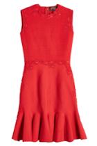 Giambattista Valli Giambattista Valli Dress With Lace And Fluted Hem