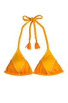 Paolita Paolita Bikini Top With Braided Straps - Orange