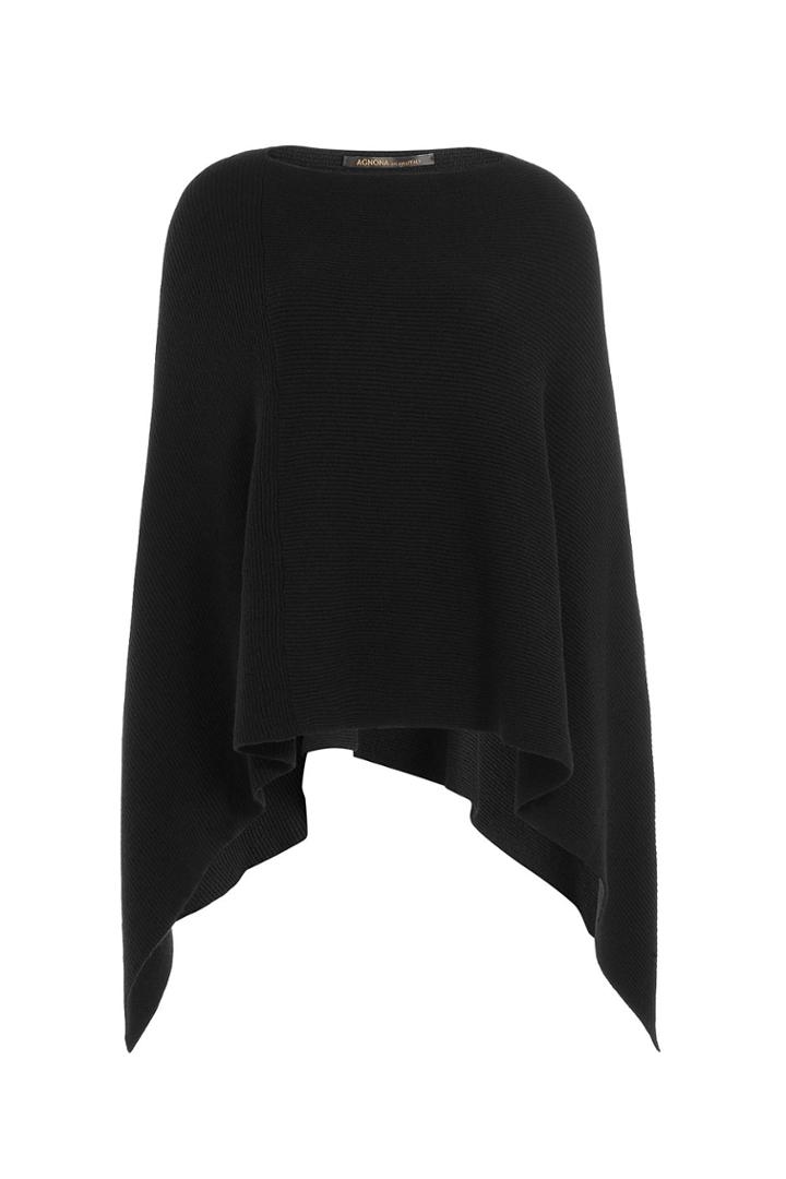 Agnona Agnona Cashmere Cape - Black