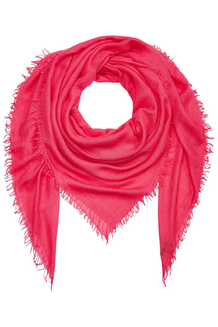 Faliero Sarti Faliero Sarti Cashmere-silk Fringed Scarf - Pink