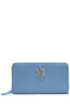 Alexander Mcqueen Alexander Mcqueen Leather Continental Zip-around Wallet With Logo Lettering
