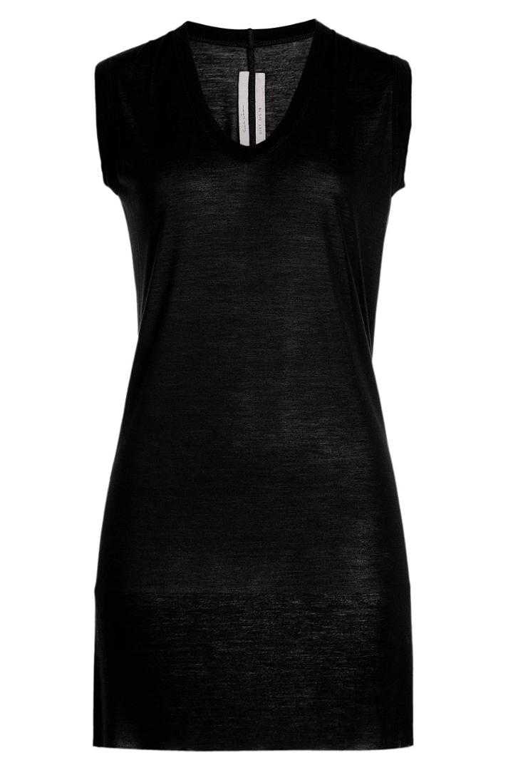 Rick Owens Rick Owens Jersey Top With Silk