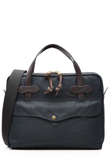 Filson Filson Padded Tablet Briefcase With Leather - Blue
