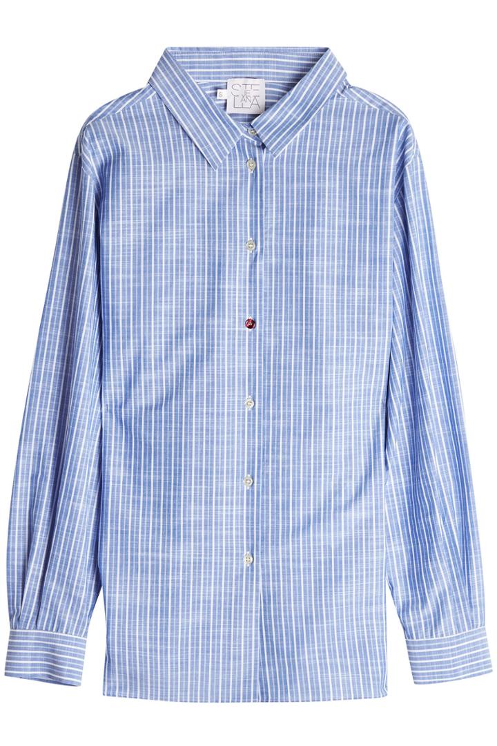 Stella Jean Stella Jean Pinstriped Cotton Shirt