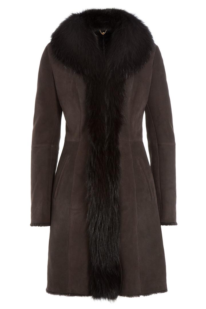 Sly010 Sly010 Suede Coat With Raccoon Fur - None