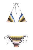 Missoni Mare Missoni Mare Reversible Printed Triangle Bikini