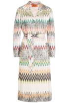 Missoni Missoni Chevron Wool Blend Coat