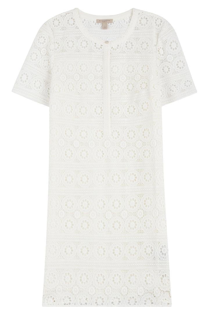 Burberry Brit Burberry Brit Cotton Dress With Lace