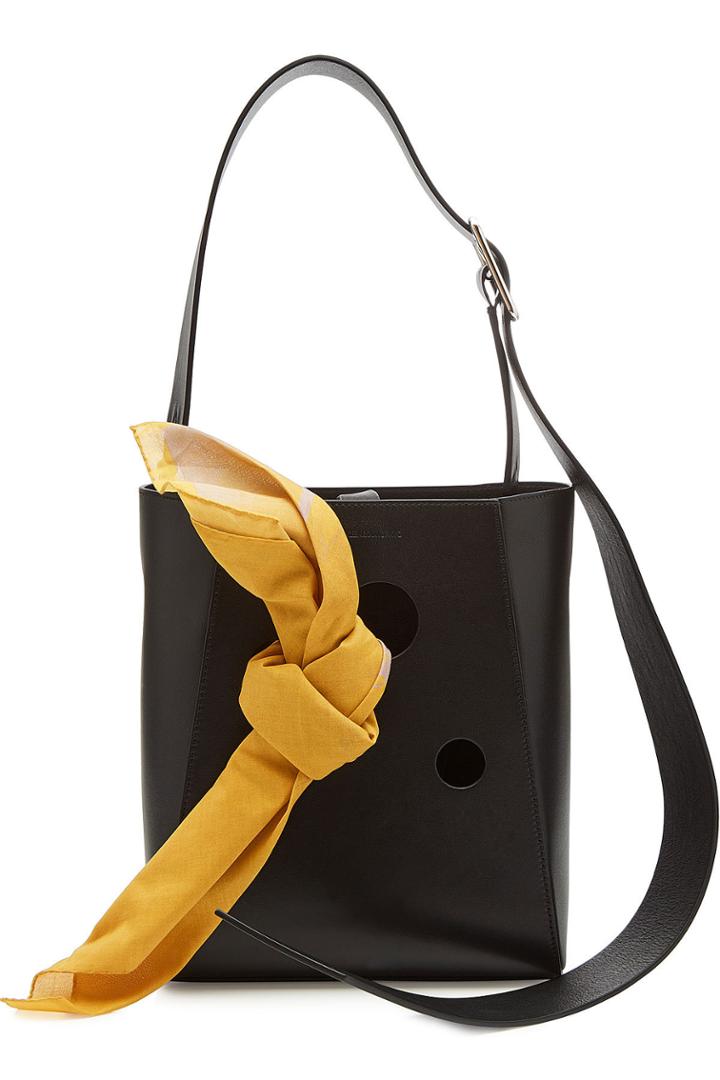 Calvin Klein 205w39nyc Calvin Klein 205w39nyc Small Leather Bucket Bag Tote
