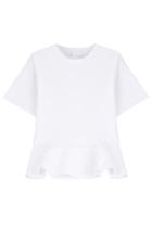 Victoria, Victoria Beckham Victoria, Victoria Beckham Cotton T-shirt With Peplum