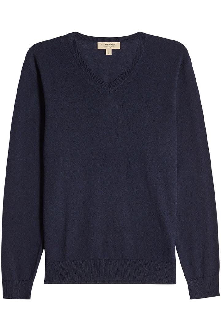 Burberry Burberry Randolf Cotton-cashmere Blend Pullover