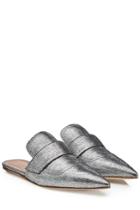 Marni Marni Sabot Metallic Loafers