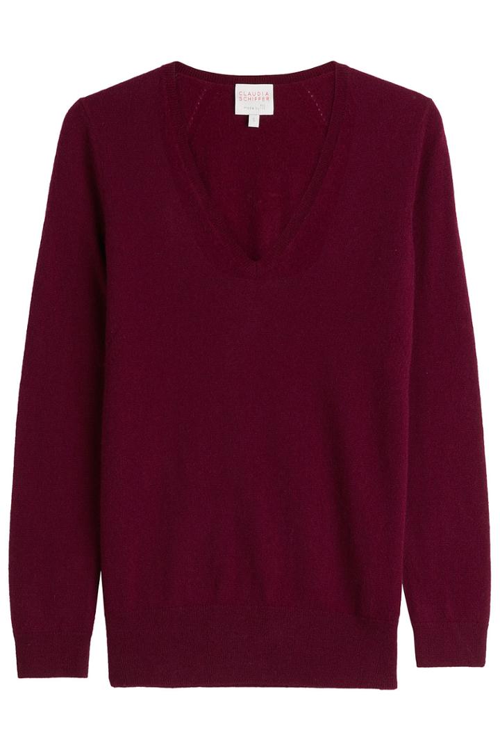 Claudia Schiffer Claudia Schiffer Cashmere Pullover - Red