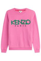 Kenzo Kenzo Cotton Logo Sweatshirt - Pink