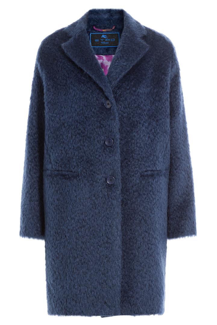Etro Etro Mohair-wool Blend Coat