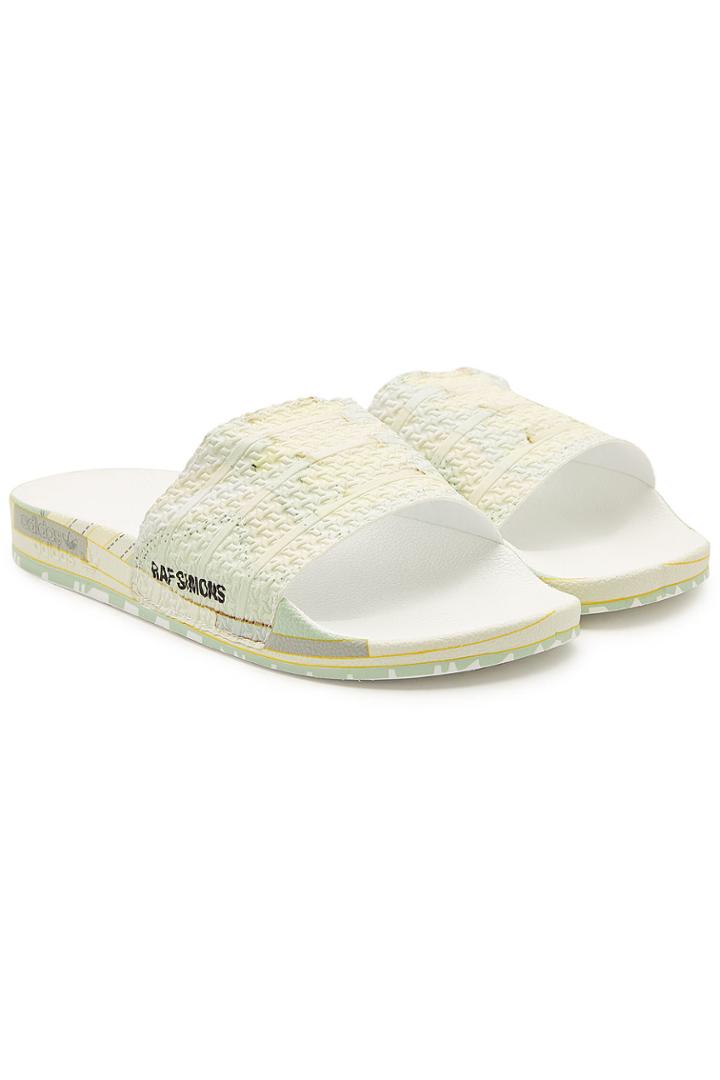 Adidas By Raf Simons Adidas By Raf Simons Peach Adilette Slides