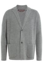 Michael Kors Collection Michael Kors Collection Extra Fine Merino Wool Cardigan - Grey