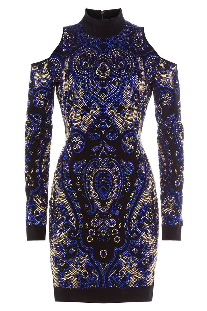 Balmain Balmain Embellished Cotton Dress