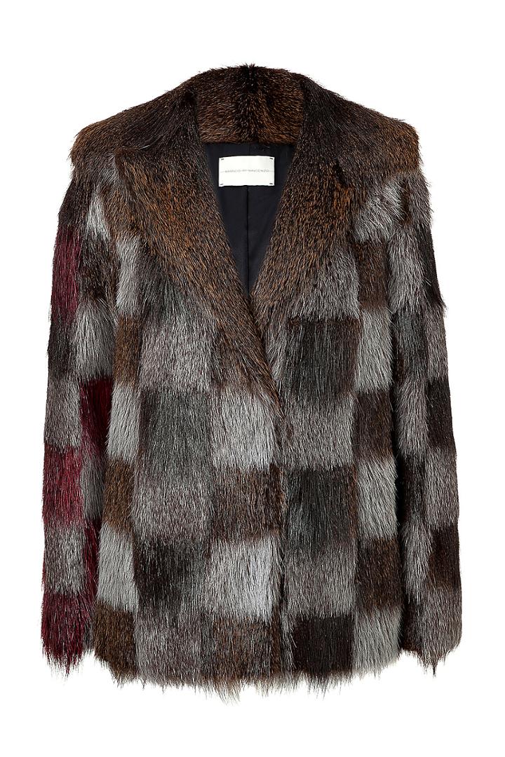 Marco De Vincenzo Beaver Patchwork Jacket