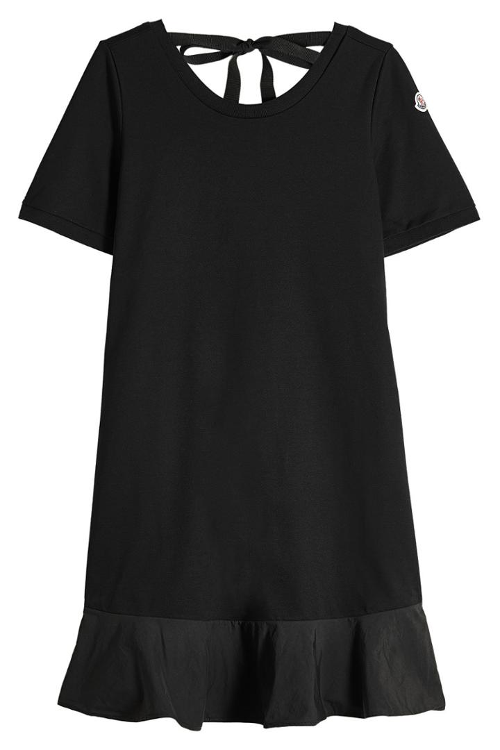 Moncler Moncler Cotton Dress With Self-tie Back