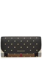 Burberry Shoes & Accessories Burberry Shoes & Accessories Embellished Halton Wallet With Leather - Multicolor