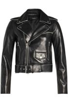 Theory Theory Shrunken Leather Biker Jacket