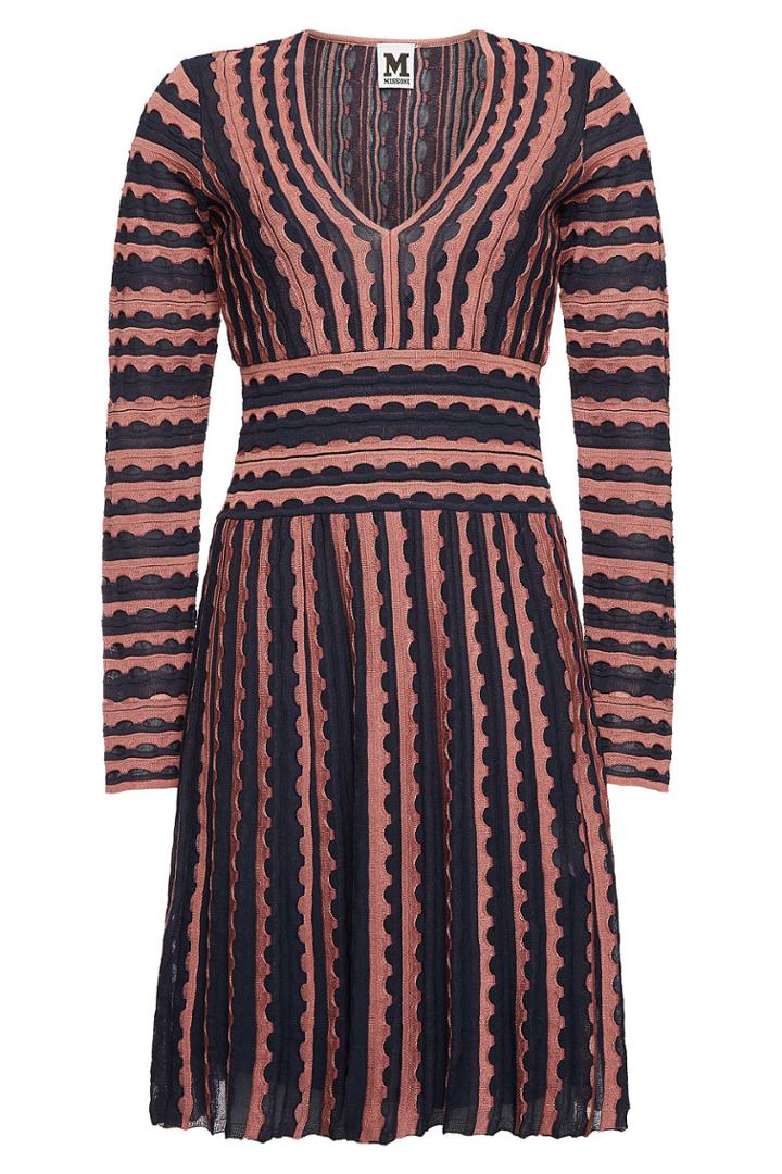 M Missoni M Missoni Printed Mini Dress With Cotton