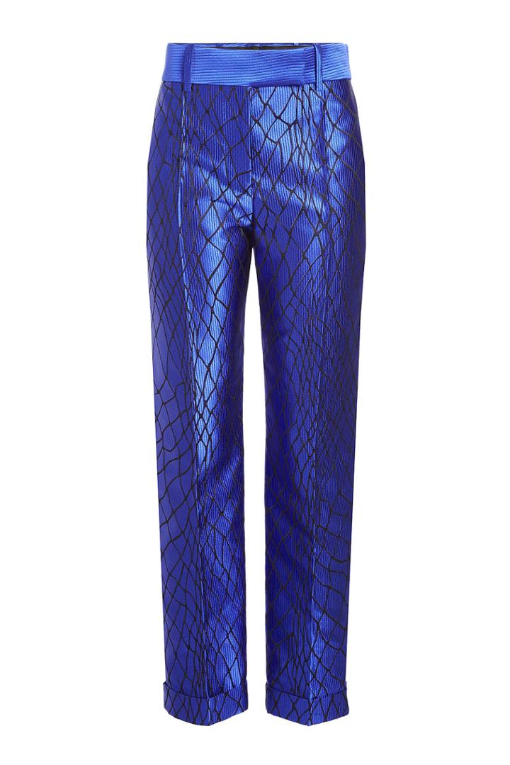 Haider Ackermann Haider Ackermann Embroidered Pants With Silk