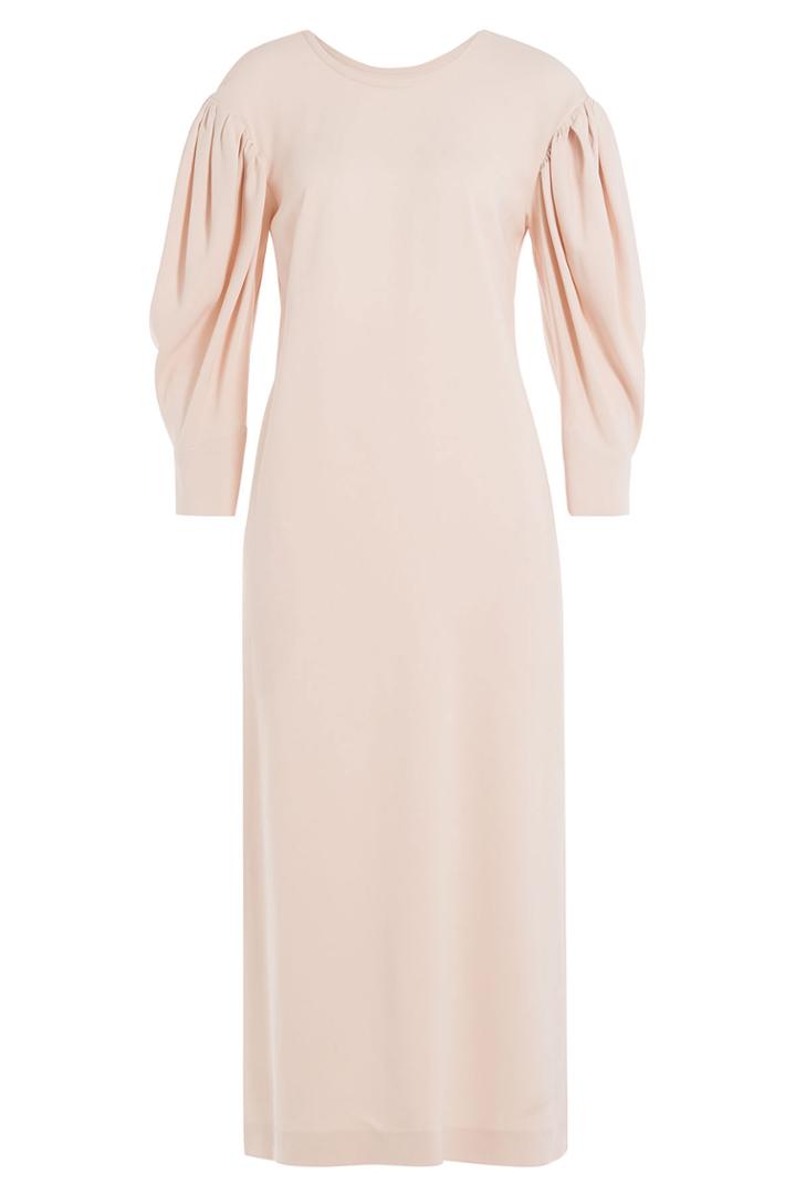 Simone Rocha Simone Rocha Midi Dress With Draped Sleeves - Rose