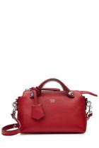 Fendi Fendi By The Way Leather Shoulder Bag - Red