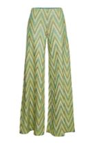 M Missoni M Missoni Chevron Knit Metallic Pants