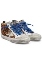 Golden Goose Deluxe Brand Golden Goose Deluxe Brand Mid Star Sneakers With Leather, Suede And Pony Hair