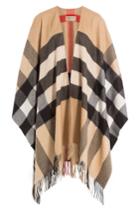 Burberry Shoes & Accessories Burberry Shoes & Accessories Printed Cashmere Cape - Multicolor