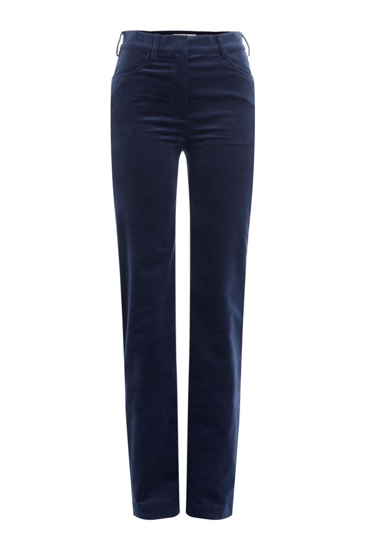 Philosophy Di Lorenzo Serafini Philosophy Di Lorenzo Serafini Velvet Pants - Blue