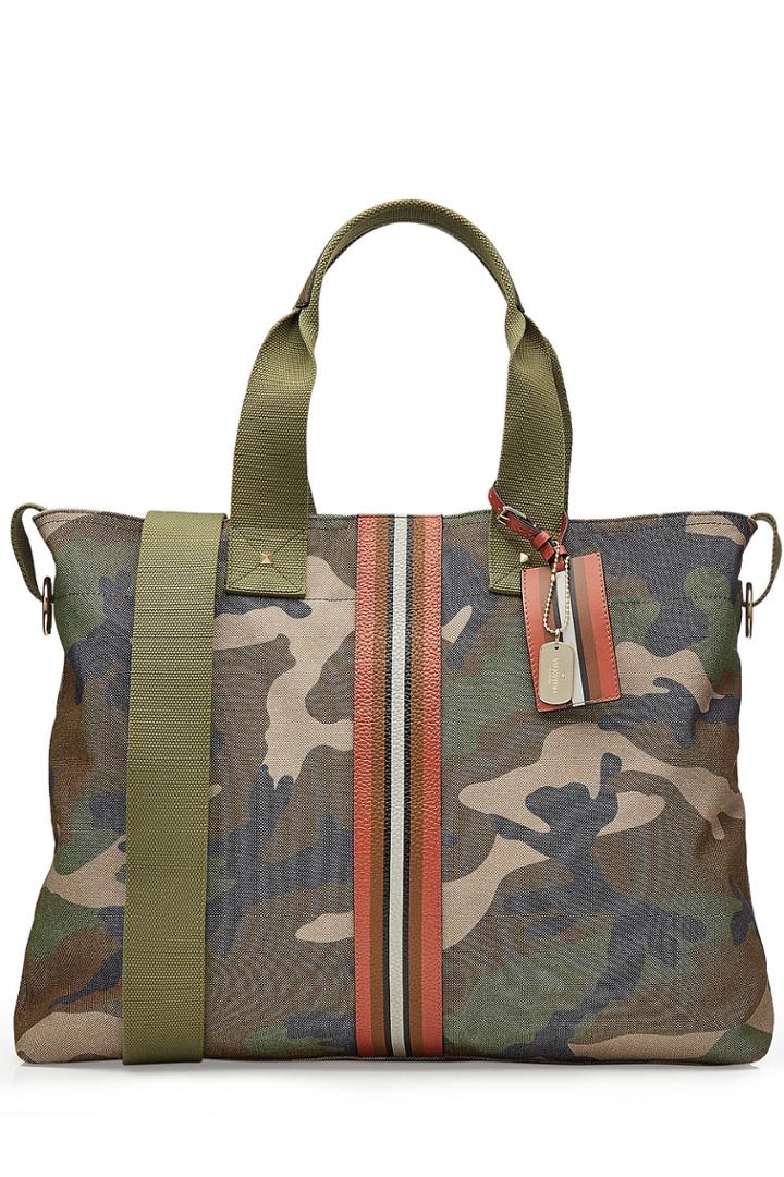 Valentino Valentino Rockstud Camouflage Printed Shopper