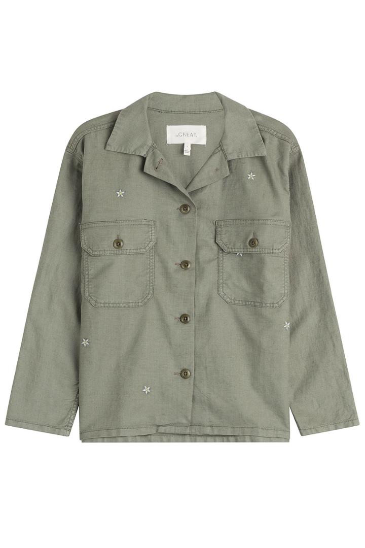 The Great The Great The Army Shirt Jacket - Green