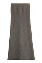 Rick Owens Rick Owens Maxi Skirt With Virgin Wool - Grey