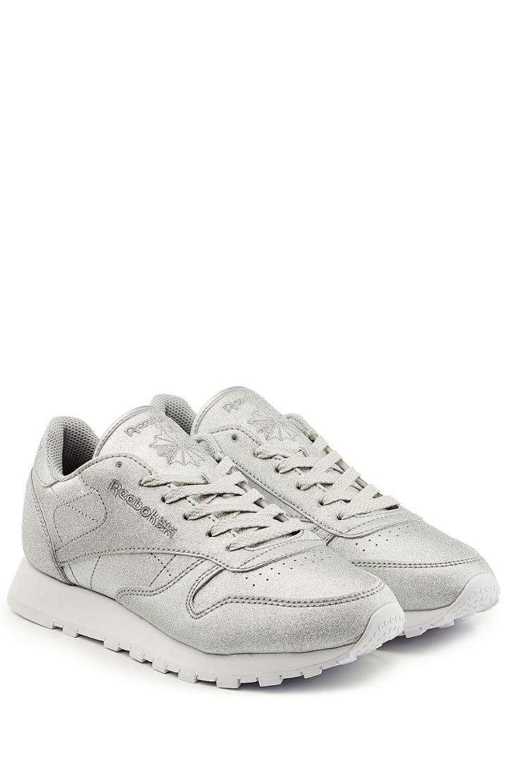 Reebok Reebok Metallic Leather Sneakers