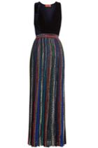 Missoni Missoni Dress With Velvet Bustier, Pleated Skirt And Metallic Thread
