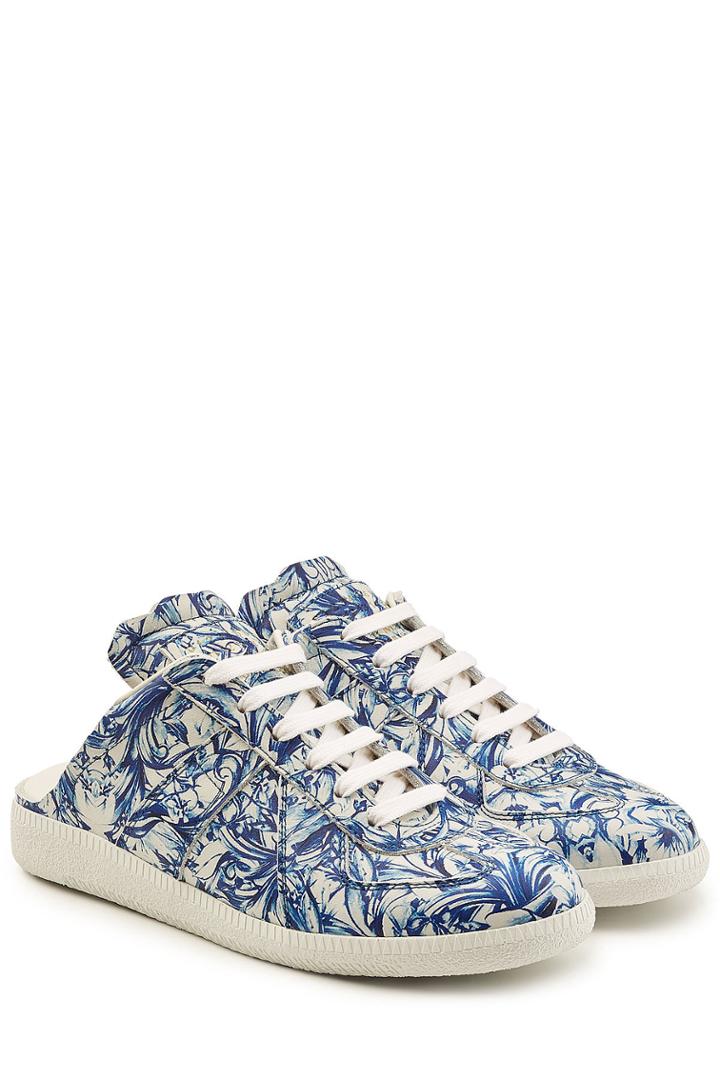 Maison Margiela Maison Margiela Printed Leather Trainers