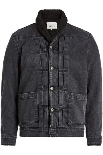 Levis Made & Crafted Levis Made & Crafted Shawl Collar Jacket With Textured Lining