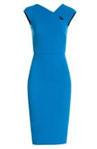 Roland Mouret Barkis Wool Crepe Dress