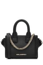 Karl Lagerfeld Karl Lagerfeld K Klassik Micro Tote Leather Shoulder Bag